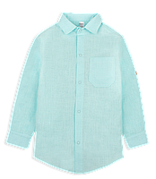 Рубашка хлопковая для мальчика GABBI RB-20-1 Ментоловый на рост 104 (12026)
