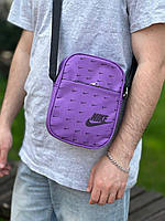 Сумочка найк фиолетовая мужская барсетка через плечо Nike
