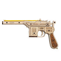 Деревянный 3D конструктор UNIQUE JSP301 Mauser gun 46 деталей GHF
