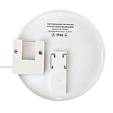 Світлодіодний Led світильник ЖКГ AVT 18W з датчиком руху 5000K IP44 круглий, фото 2