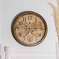 Годинник настінний великий круглий Глобус (Настільний годинник, настінний годинник)