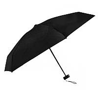 Мини-зонт 191T карманный с чехлом капсулой Black GHF
