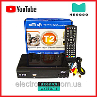 Т2 тюнер Megogo DVB-T2, цифровий ресивер FTA с IPTV, Youtube, USB, Wi-Fi