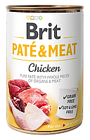 Влажный корм Брит Brit Care Paté & Meat Dog Chicken для собак с курицей 400 г