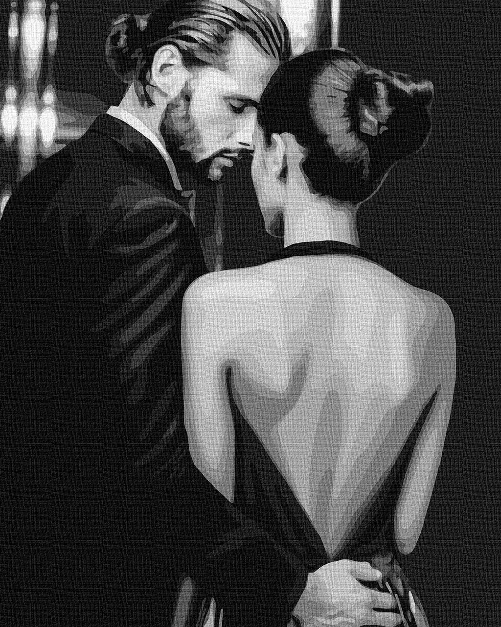 Картина за номерами ТМ Ідейка, Люди "Рядом з коханою" 40*50 см, полотно на підрамнику, без коробки КНО8372, фото 1