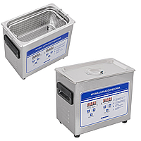 Ванночка очищувач Heckermann JP-020S 3,2л + 1л, ультразвуковий УЗ стерилізатор для очищення інструментів