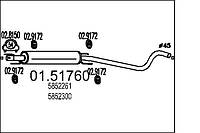 Резонатор OPEL ASTRA G (T98) / OPEL ASTRA H (A04) / OPEL ASTRA H GTC (A04) 1998-2014 г.