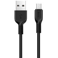 Кабель USB - Micro USB Hoco X20 3м Black (90038) sh