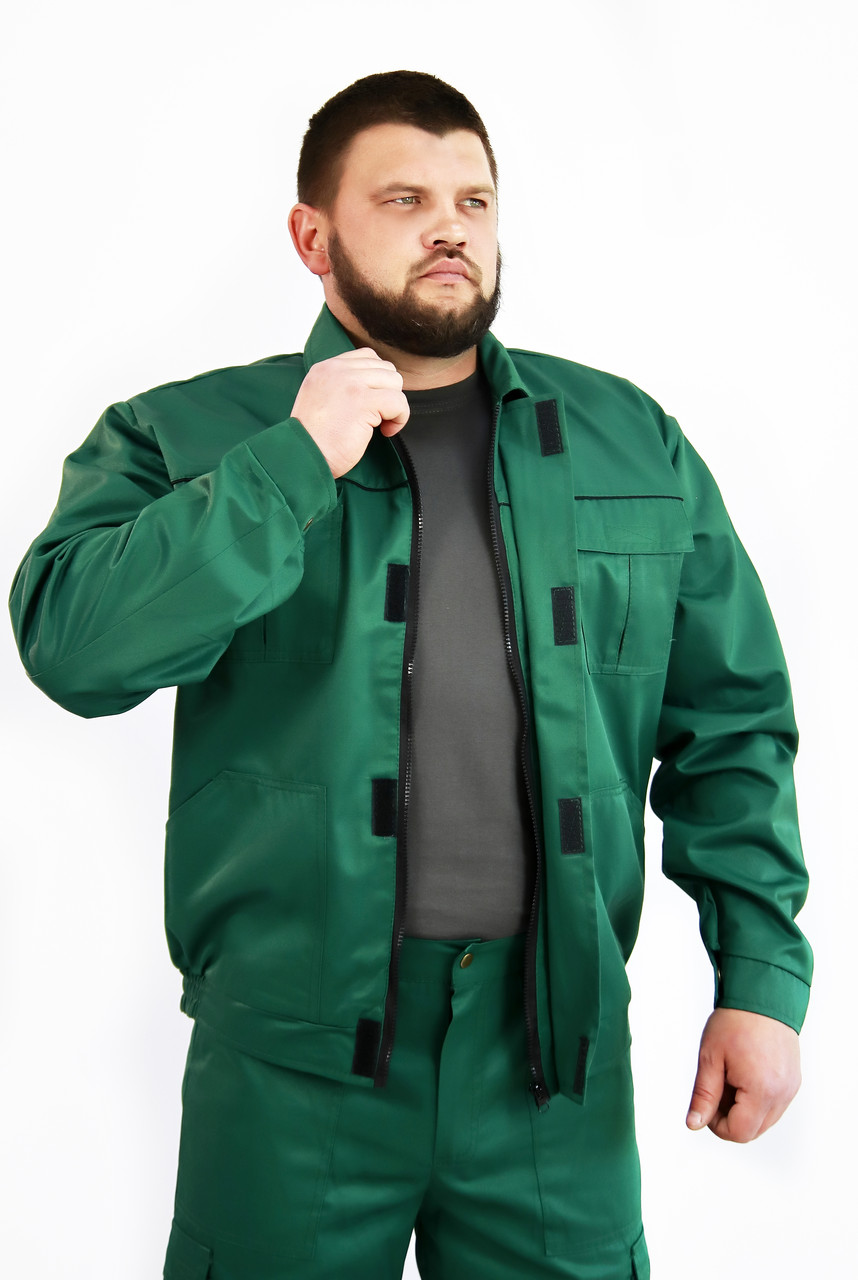 Куртка робоча "Бриз" зелена, спецодяг робочий