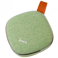 Колонка беспроводная Bluetooth HOCO BS9 Light textile Зелёная sh