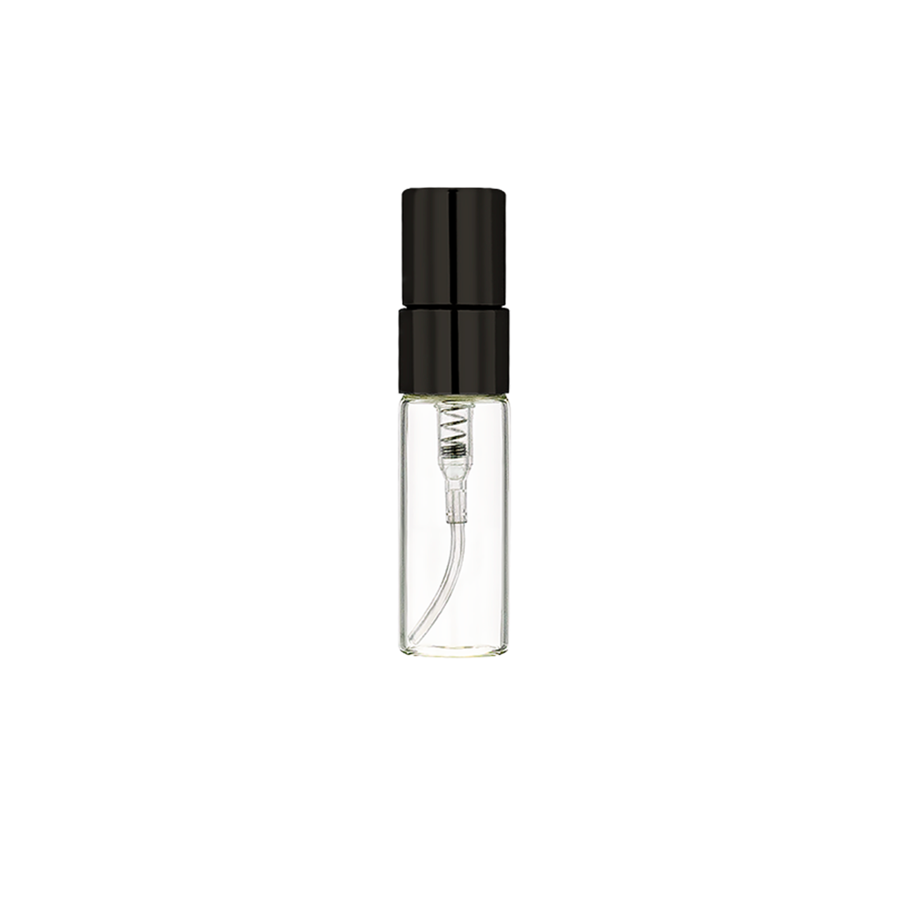 Скляний флакон спрей для парфумерії Чорний, 3 мл
