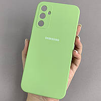 Чехол для Samsung Galaxy A14 мягкий силиконовый чехол на телефон самсунг а14 фисташковый h4c