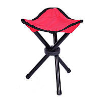 Складаний стілець тринога (Червоний) sh