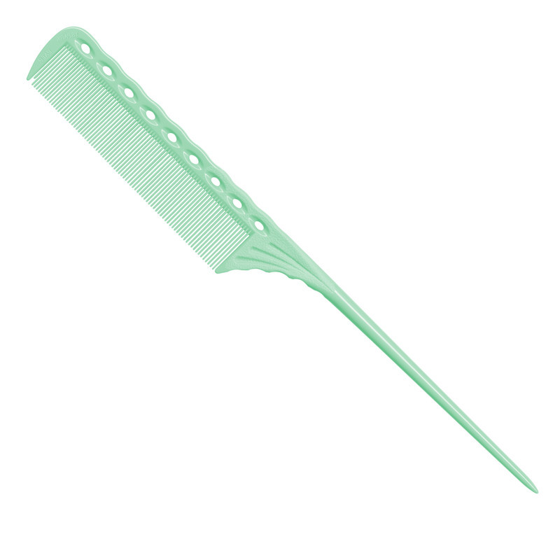 Гребінець Y.S.Park YS 115 Tail Comb з хвостиком, ментоловий (YS-115 Mint Green), фото 1