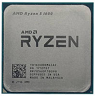 Процесор AMD Ryzen 5 1600 PRO (YD160BBBM6IAE) (sAM4, 12T, 3.6 ГГц, Tray) Б/в