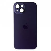 Чехол AG GLASS with MagSafe для Apple iPhone 15 (6.1") | Full Camera Фиолетовый / Dark Purple