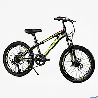 Подростковый спортивный велосипед Corso Spirit 20" дюймов, сталь, Shimano 7S, собран на 75%