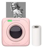 Термопринтер с мгновенной печатью для смартфона Paperang P1, карманный, с подключением Bluetooth, розовый