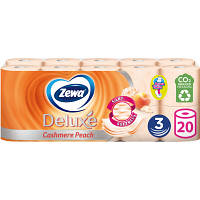 Туалетная бумага Zewa Deluxe Персик 3 слоя 20 рулонов 7322540556117 DAS