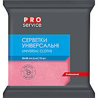 Салфетки для уборки PRO service Вискозные Розовые 10 шт. (4823071658545)