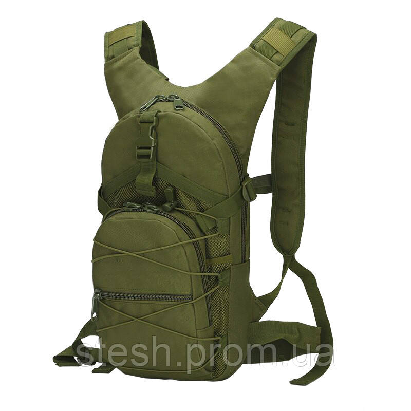 Рюкзак тактический AOKALI Outdoor B10 Green военный армейский 20L se - фото 2 - id-p2189387901