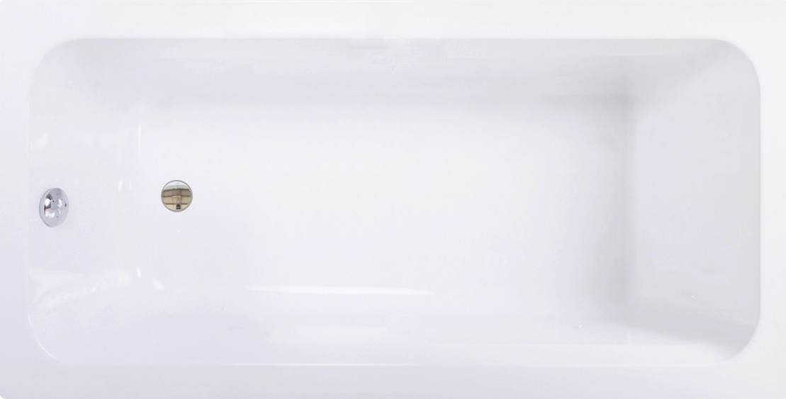 Ванна акрилова  Shower Artmina 170х70см біла прямокутна  з ніжками, фото 1