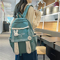 Рюкзак подростковый 21727 Зайка 20L Green sh