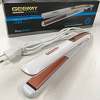 Утюжок выпрямитель для волос, щипцы для выравнивания волос с керамическим покрытием Geemy GM-430 sh
