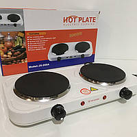 Плитка электрическая 2 конфорки (блины) HOT PLATE JX-2020A sh