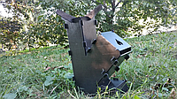 Качественная маленькая ракетная турбо печь для кемпинга, походная турбо печка из стали 2 мм для туризма