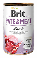 Влажный корм Брит Brit Care Paté & Meat Dog Lamb для собак с ягненком 400 г