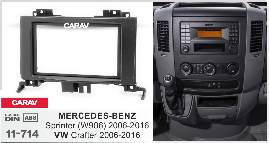 Перехідна рамка Mercedes Sprinter, Volkswagen Crafter Carav 11-714