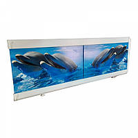 Экран под ванну The MIX Крепыш 4-Дельфина 160 см Синий GM, код: 8127718