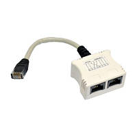 Сплиттер витой пары, UTP, 1x2RJ-45 EPNew ETMD-UCJJWH DAS