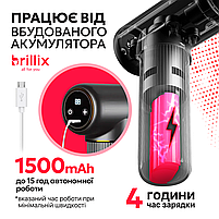 Портативний ручний масажер для тіла 30 скор. масажний пістолет - вібраційний ударний перкусійний масажер, фото 6