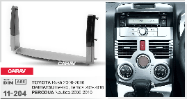 Перехідна рамка Daihatsu Terios Carav 11-204