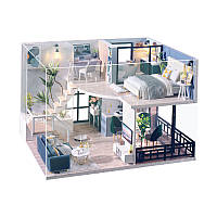 Кукольный дом конструктор DIY Cute Room L-032-B/C Вилла "Уютная жизнь" sh