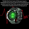 Смарт розумний годинник чоловічий для військових із дзвінком Smart Watch круглі для чоловіків Bluetooth Modfit Combat, фото 8