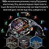 Смарт розумний годинник чоловічий із металевим браслетом чорний Smart Watch Bluetooth смарт-годинник з дзвінком Modfit, фото 6