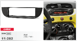 Перехідна рамка Fiat 500 Carav 11-282