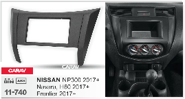 Перехідна рамка Nissan Navara, NP300, Frontier Carav 11-740