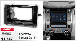 Перехідна рамка Toyota Tundra, Sequoia CARAV 11-667
