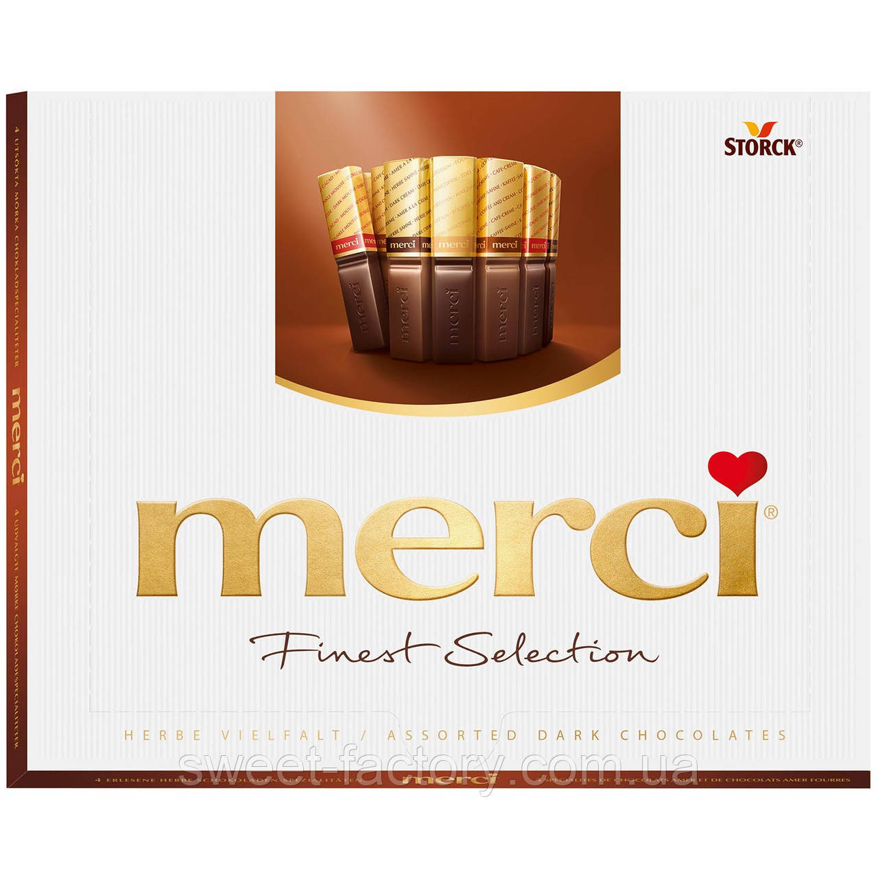 Цукерки Storck Merci Finest Selection Assorted Chocolates 250g
