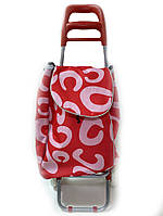 Тачка сумка с колесиками кравчучка 96см MH-1900 Red