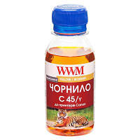 Чернила WWM Canon CL-441/CL-446/CLI-451Y 100г Yellow Water-soluble C45/Y-2 GHF