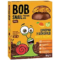 Натуральные Яблочно - манговые Конфеты в Молочном шоколаде ТМ BOB SNAIL (УЛИТКА БОБ) 60 г