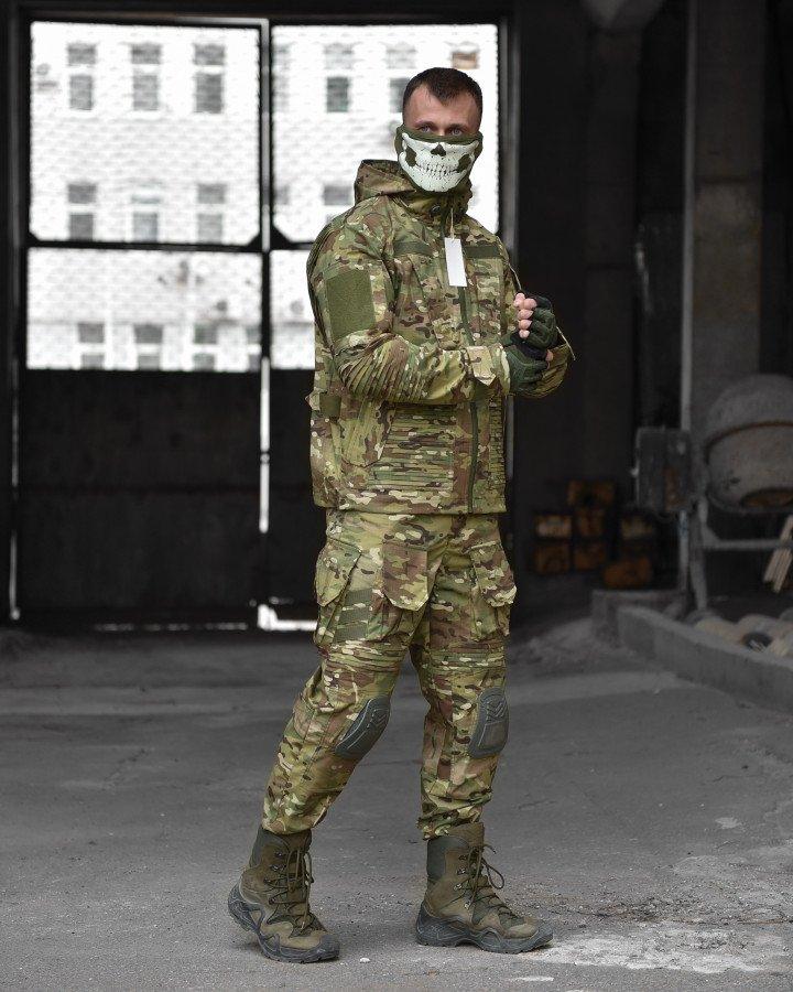 Военная боевая форма "Horn 3 Generation" с наколенниками и с креплениями Молле в штанах для ВСУ Мультикам - фото 2 - id-p2189448170