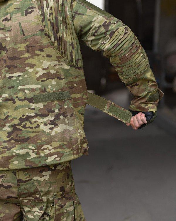 Военная боевая форма "Horn 3 Generation" с наколенниками и с креплениями Молле в штанах для ВСУ Мультикам - фото 5 - id-p2189448170