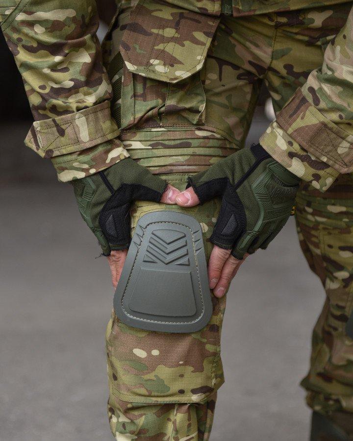 Военная боевая форма "Horn 3 Generation" с наколенниками и с креплениями Молле в штанах для ВСУ Мультикам - фото 8 - id-p2189448170