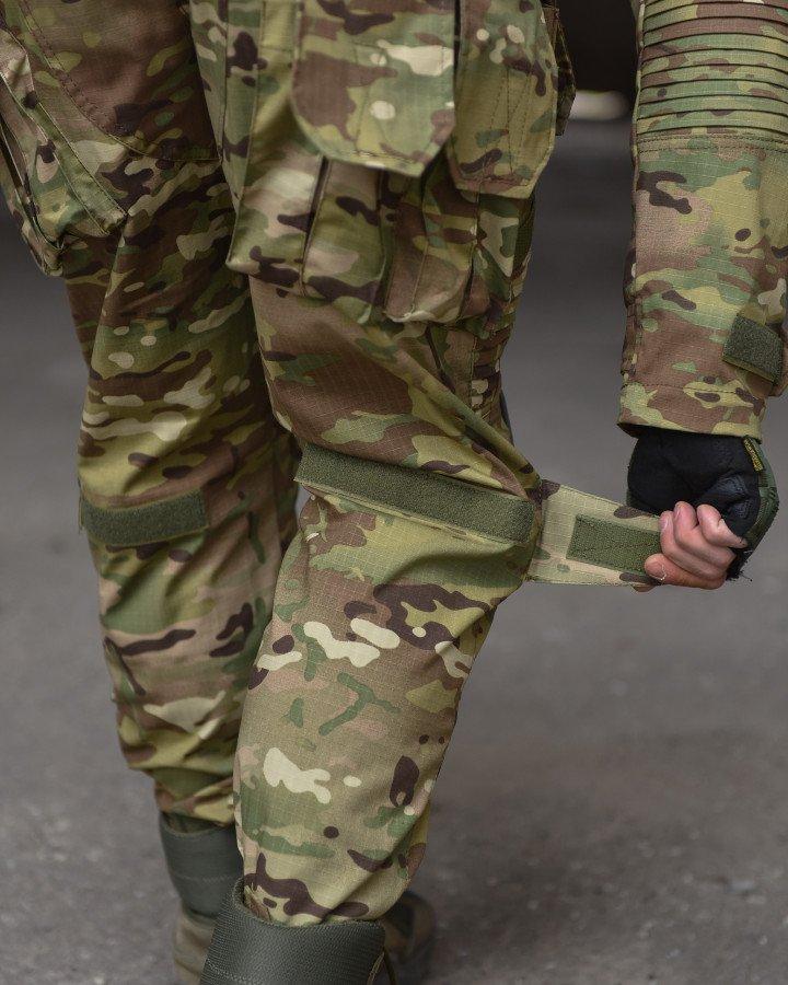 Военная боевая форма "Horn 3 Generation" с наколенниками и с креплениями Молле в штанах для ВСУ Мультикам - фото 9 - id-p2189448170